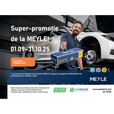 Încredere la volan, recompensă cu Meyle